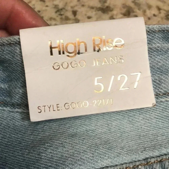 GoGo Jean shorts size 27 super cute - Picture 5 of 10